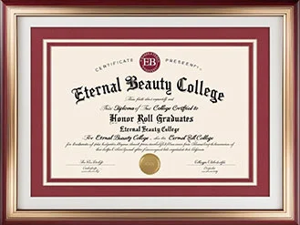 EBI Honor Roll Certificate